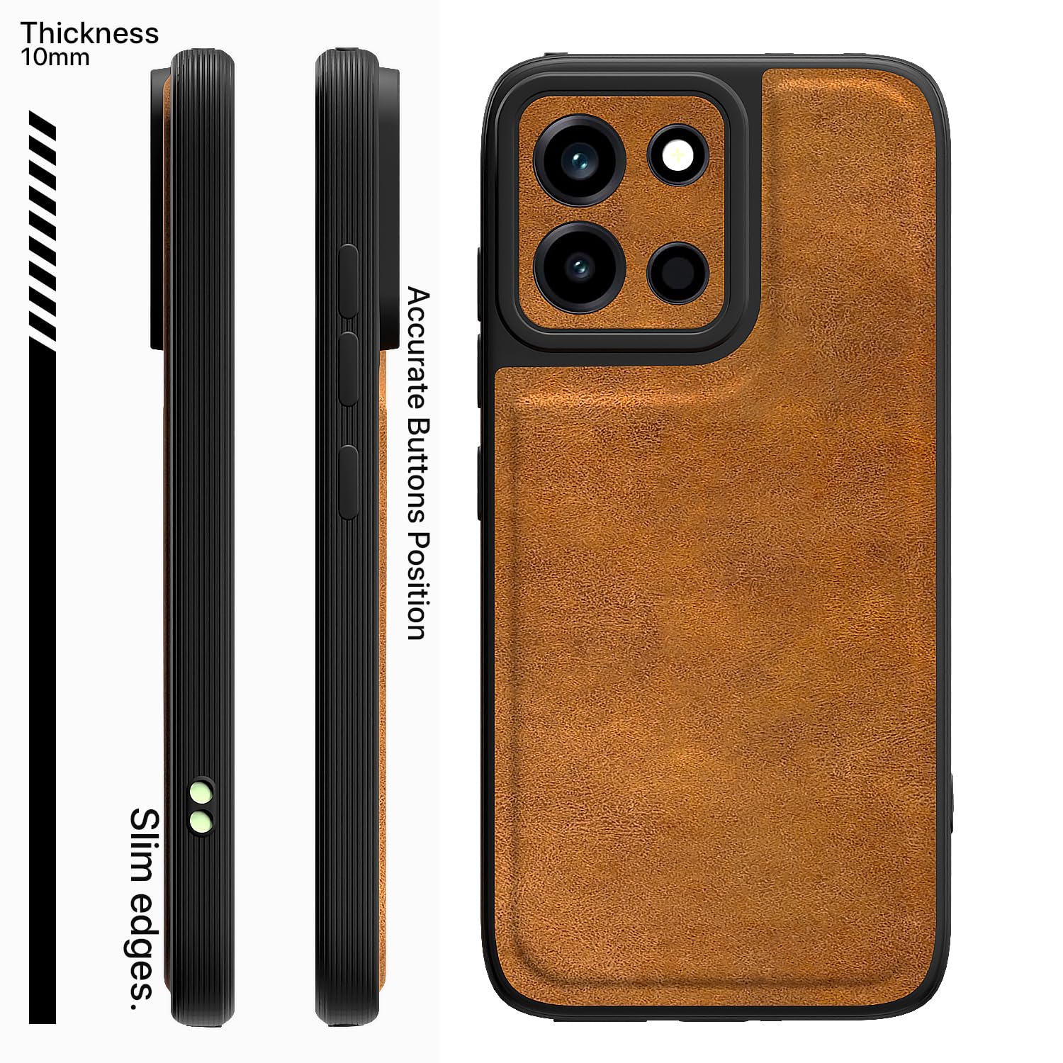 Pikkme brown back cover for OnePlus Nord 6 5G – photo 3