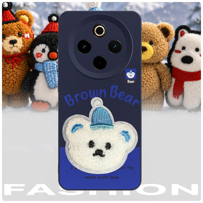 Pikkme blue Plush Patch phone cover for Vivo T4/iQOO Z10 5G – photo 7