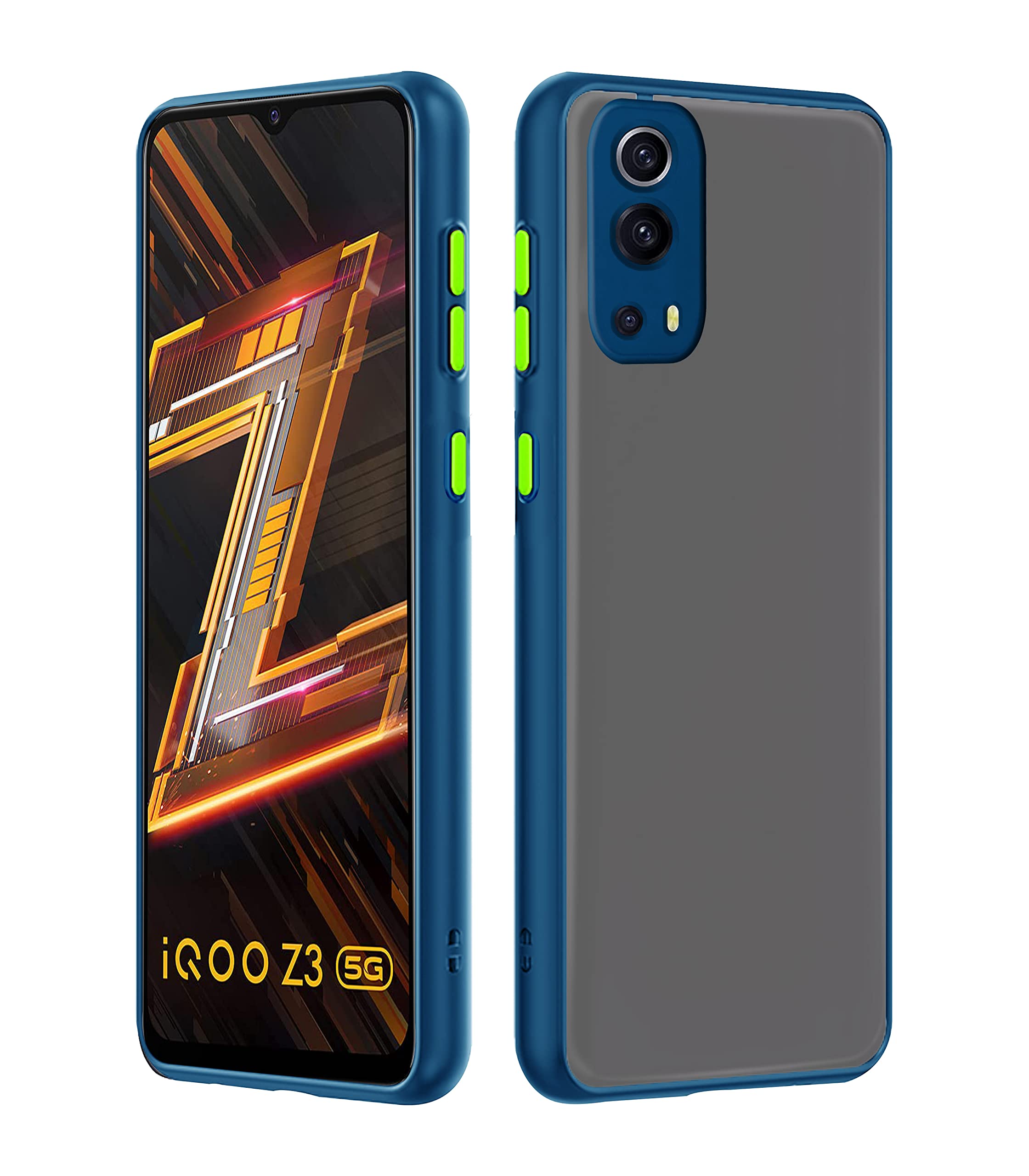 Blue mobile cover for iQOO Z3 5G – Pikkme