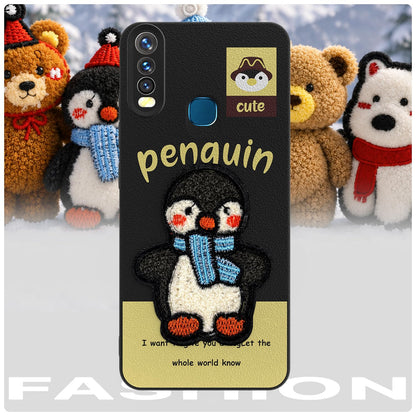 Black Plush Patch mobile back cover for Vivo Y12/Y15/Y17/U10 – Pikkme – photo 7