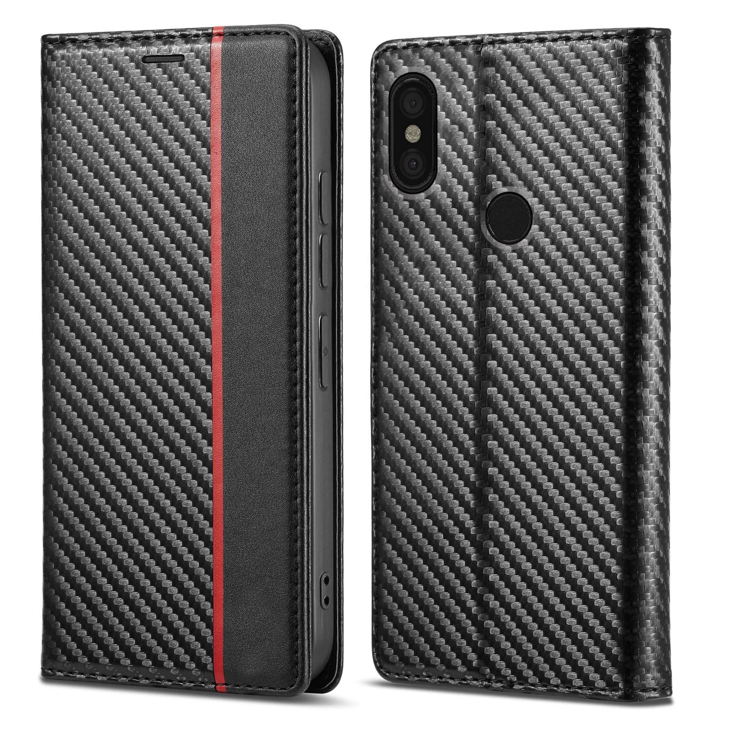 Black wallet flip cover for Redmi Note 6 Pro – Pikkme
