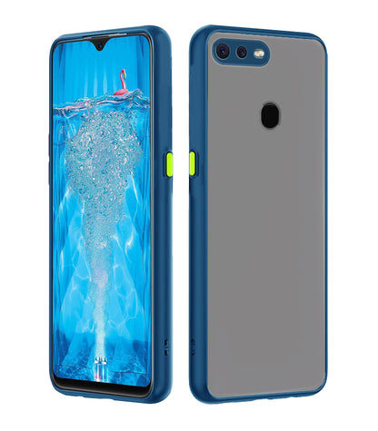 Oppo A7/A5s Hybrid mobile cover in blue by Pikkme