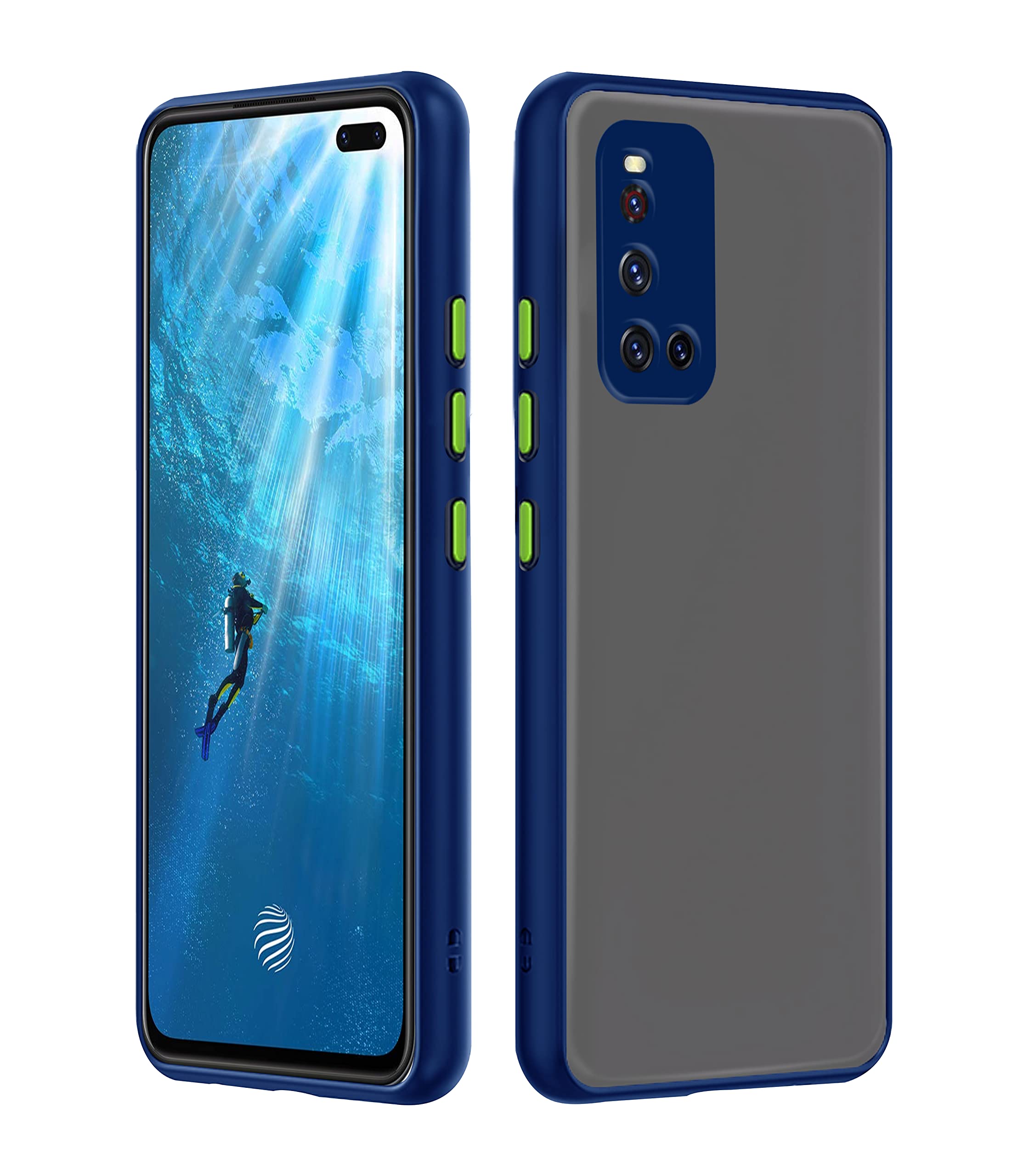 Pikkme Vivo V19 Hybrid blue back cover