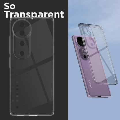 Pikkme transparent Soft Silicone back cover for Vivo V40/V40 Pro/T3 Ultra 5G – photo 2