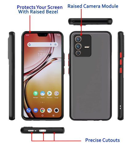 Black Hybrid back cover for Vivo V23 Pro 5G – Pikkme – photo 3
