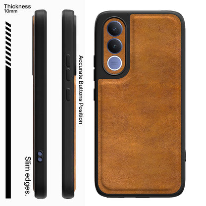 Pikkme Vivo V70 FE 5G Leather brown mobile cover – photo 3