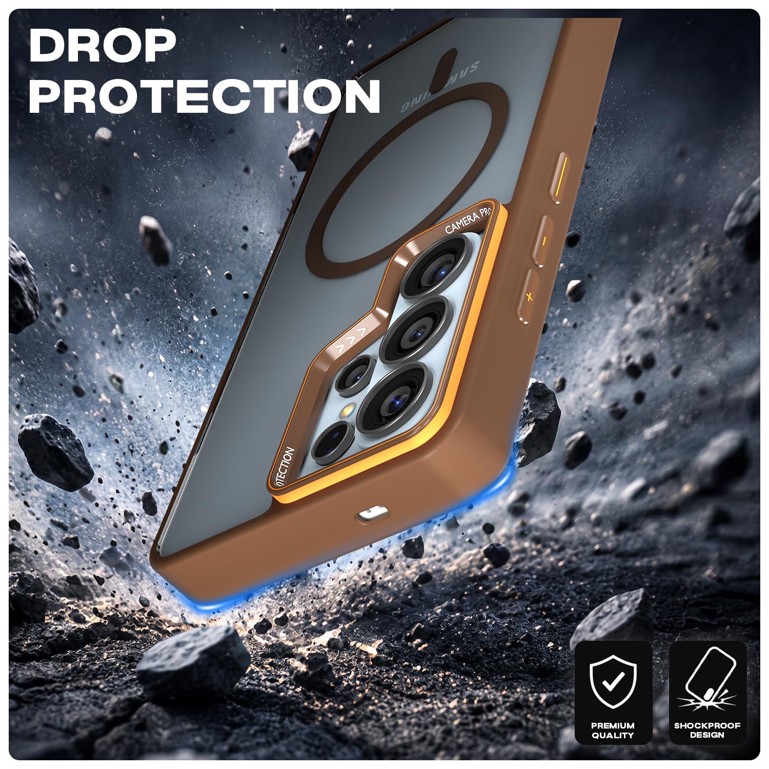 Pikkme brown mag-safe back cover for Samsung S26 Ultra 5G – photo 6