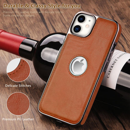 Pikkme iPhone 12/12 Pro Leatherback tan mobile cover – photo 4
