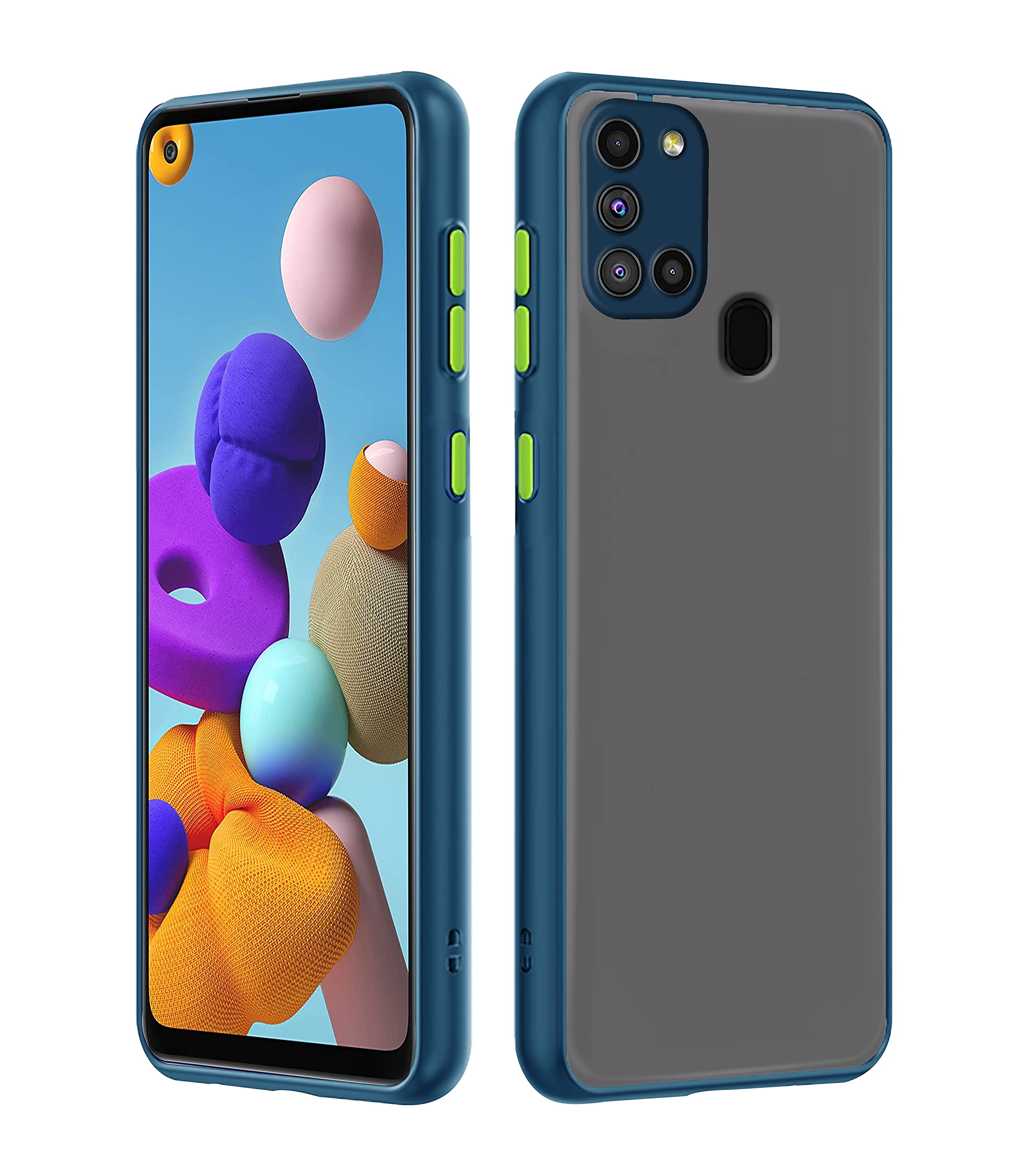 Pikkme Samsung A21s blue phone cover