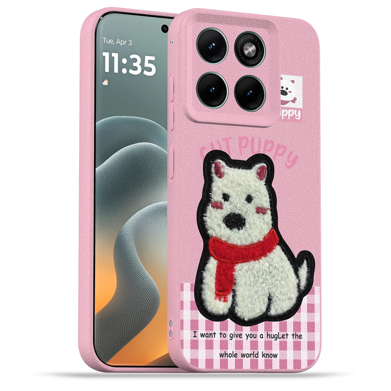 Pikkme Moto Edge 70 Fusion 5G pink mobile back cover