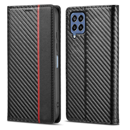 Pikkme black Wallet mobile flip cover for Samsung M12/F12/A12