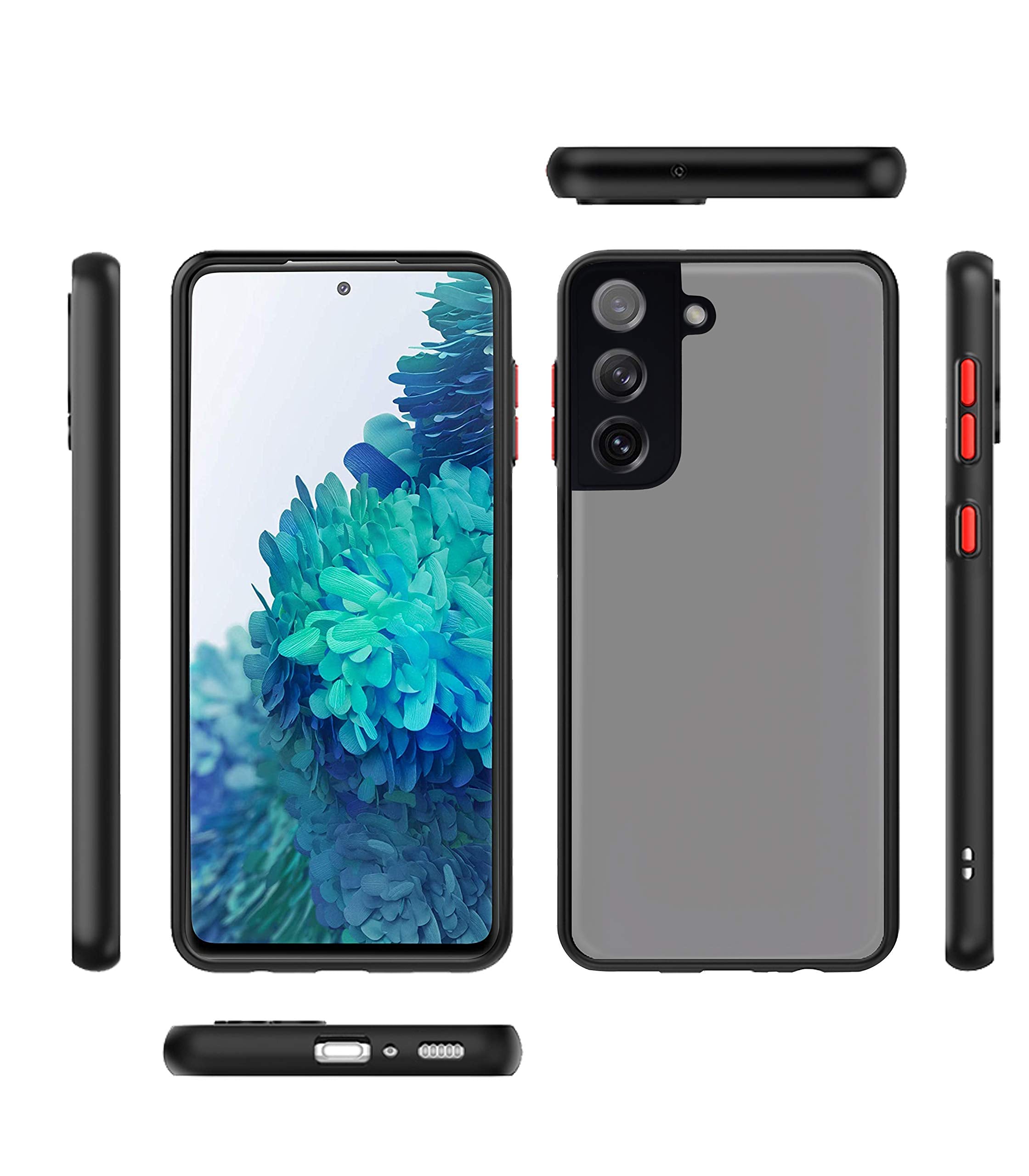 Black Matte mobile cover for Samsung S21 Plus – Pikkme – photo 2