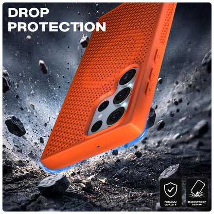 Samsung S23 Ultra 5G phone cover in orange by Pikkme – photo 4