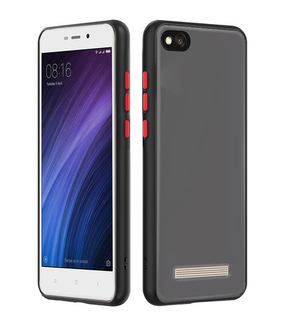 Pikkme black mobile cover for Redmi 4A