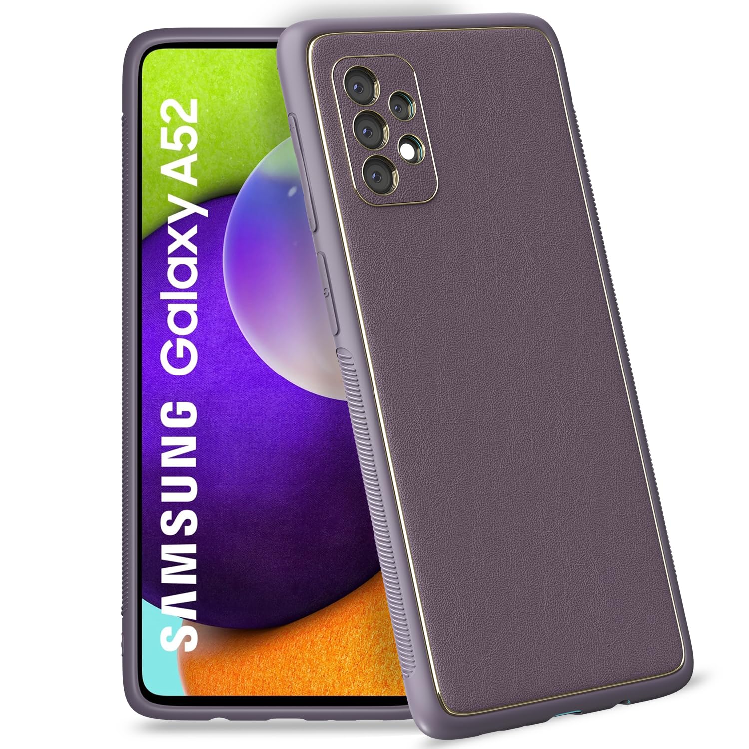Purple mobile cover for Samsung A52/A52s – Pikkme