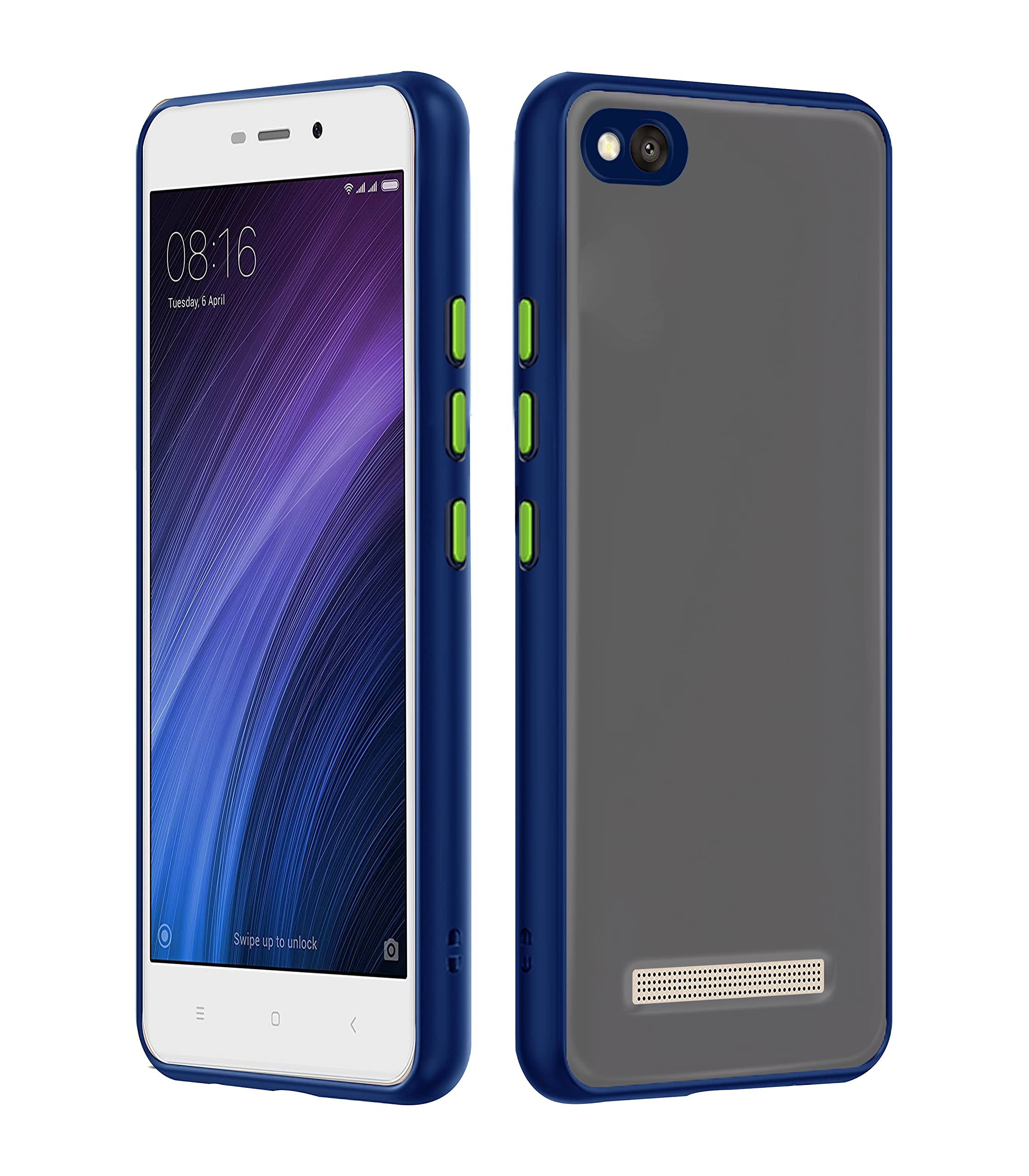 Pikkme blue mobile cover for Redmi 4A