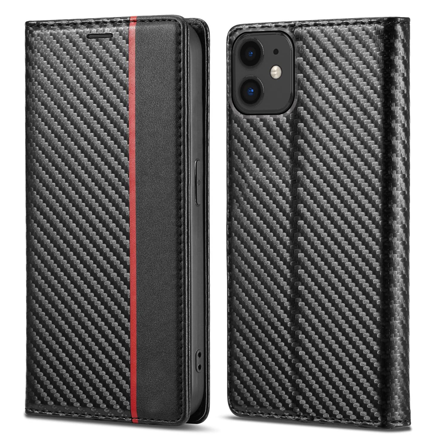 Wallet Flip Cover (Black) wallet flip cover in black by Pikkme