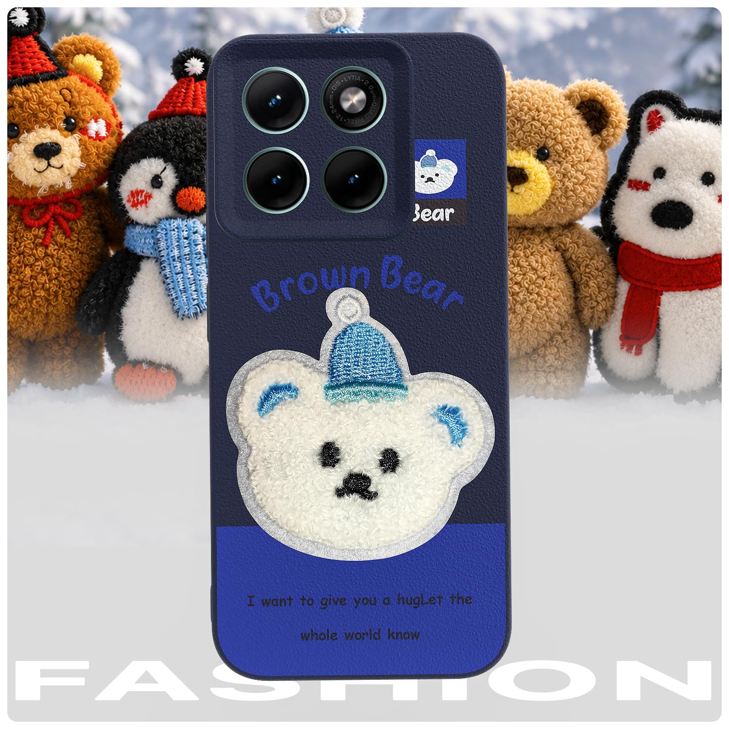 Blue Plush Patch back cover for Moto Edge 70 Fusion 5G – Pikkme – photo 7