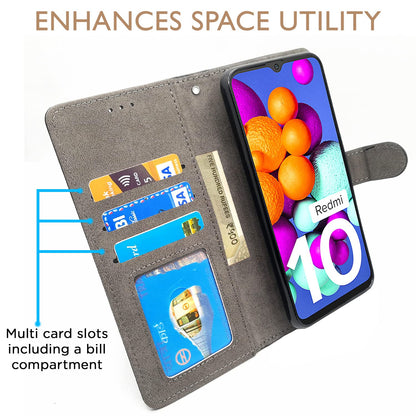 Pikkme black Wallet flip case for Redmi 10/10 Power – photo 2