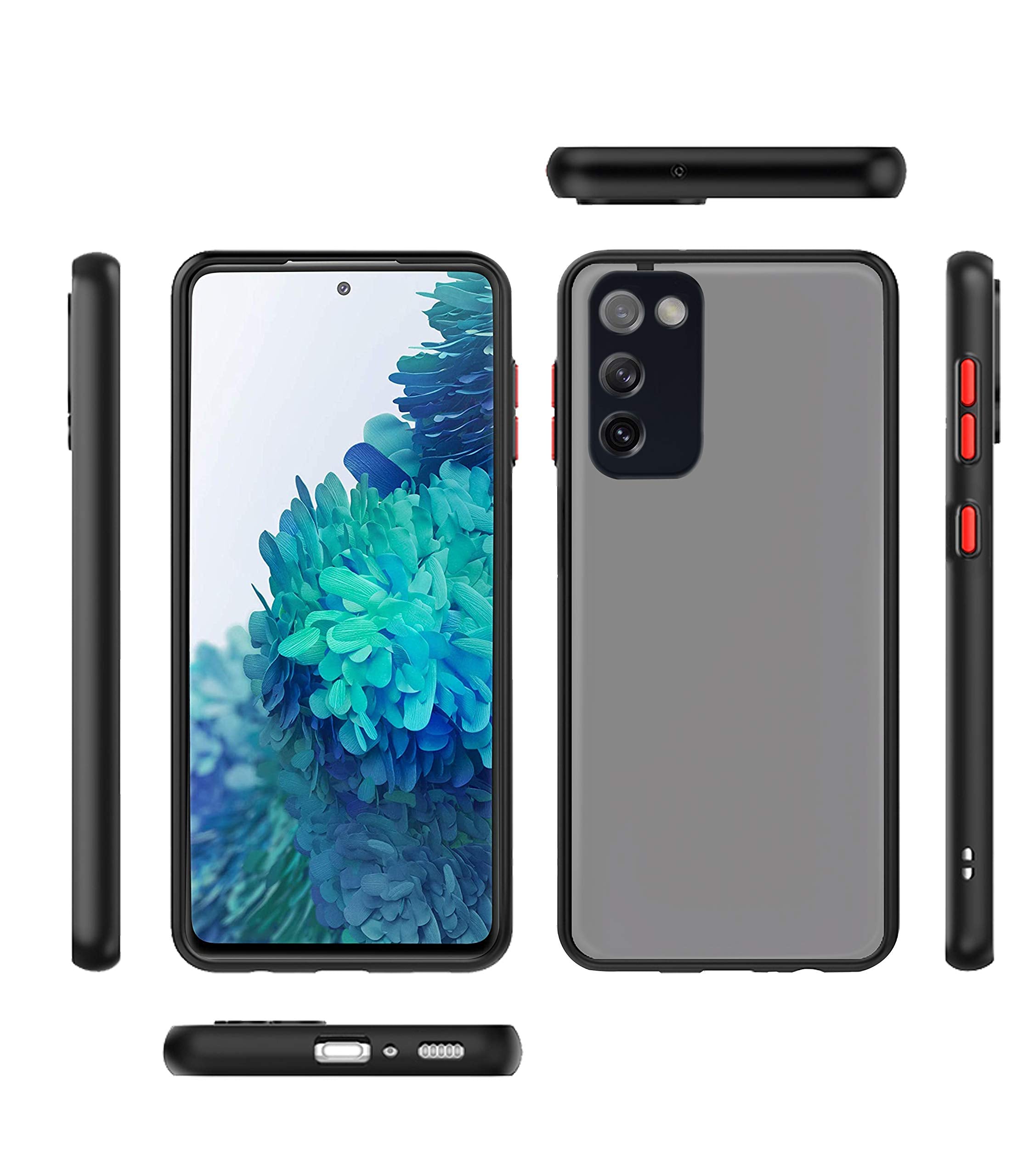 Samsung S20 FE mobile back cover in black by Pikkme – photo 3