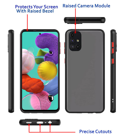 Pikkme black Matte phone cover for Samsung A51 – photo 3