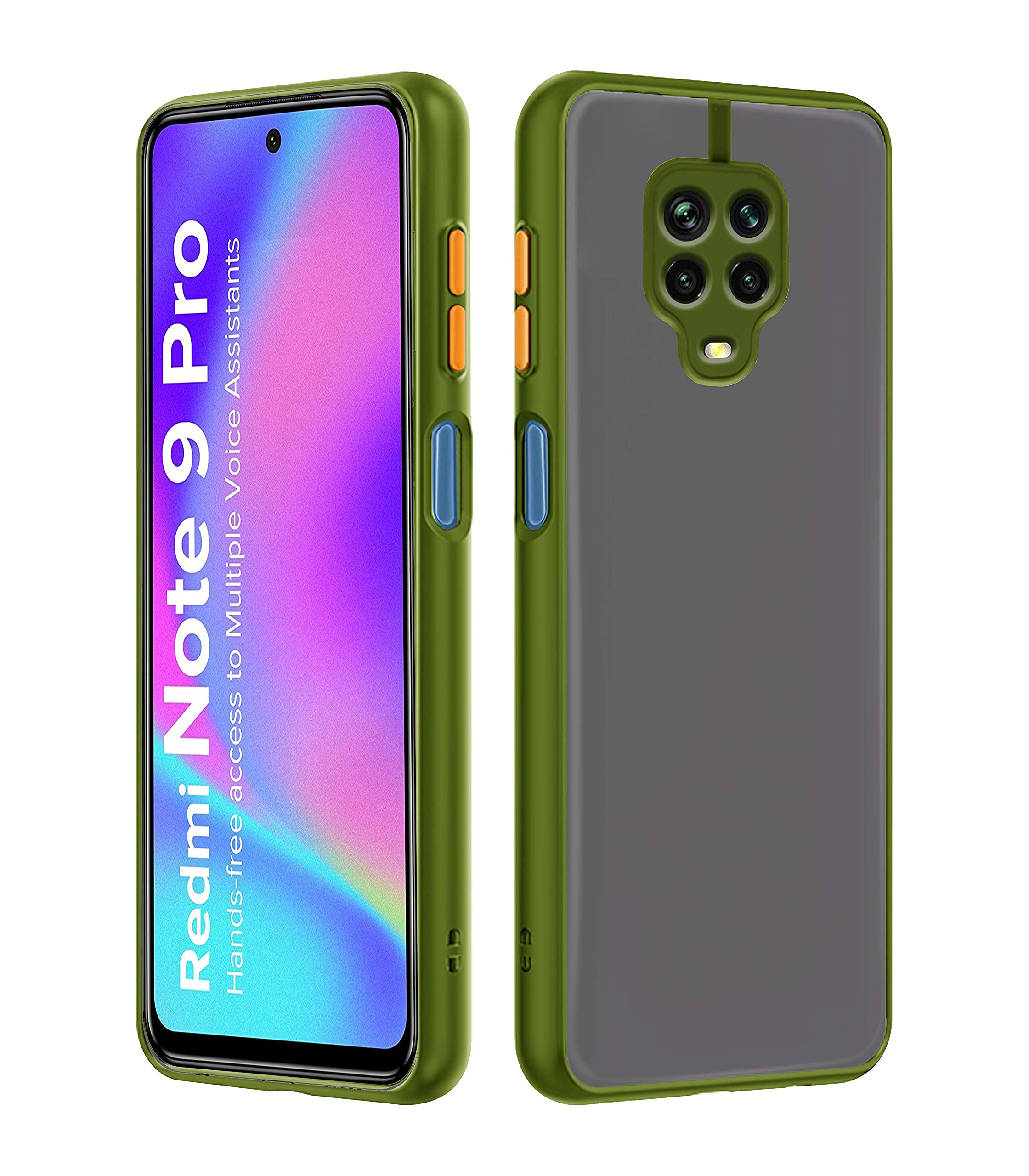 Pikkme Redmi Note 10 Lite/Note 9 Pro/Note 9 Pro Max green mobile cover