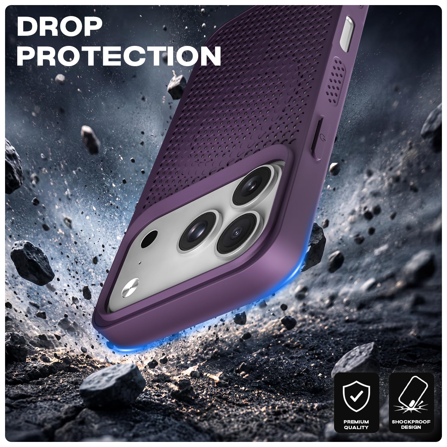 Pikkme purple MagSafe back cover for iPhone 17 Pro – photo 4