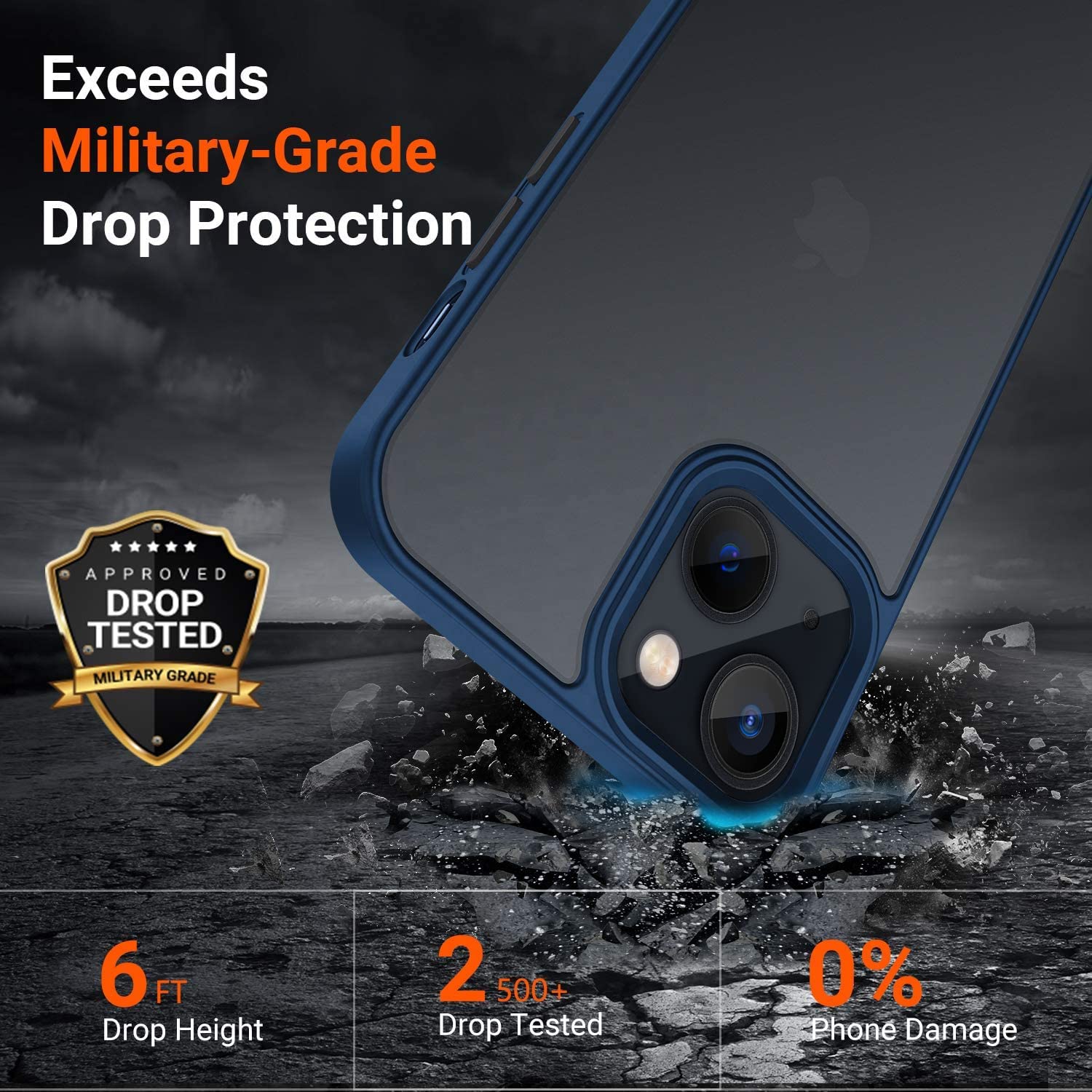 Pikkme iPhone 13 Mini blue back cover – photo 2