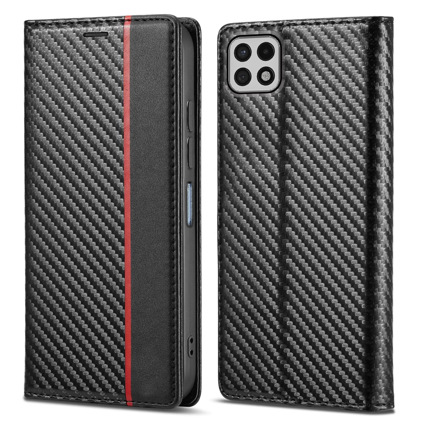 Samsung A22 5G flip case in black by Pikkme
