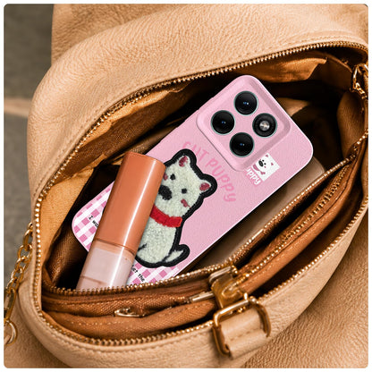 Pikkme pink Plush Patch mobile back cover for Moto Edge 70 Fusion 5G – photo 5