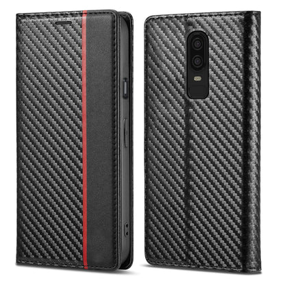 Pikkme OnePlus 6 Wallet black wallet flip cover