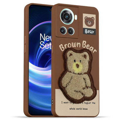 OnePlus 10R/10R Prime 5G back cover in brown by Pikkme