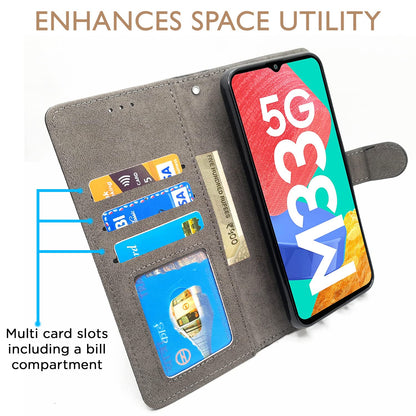 Black Wallet mobile flip cover for Samsung M33 5G – Pikkme – photo 2