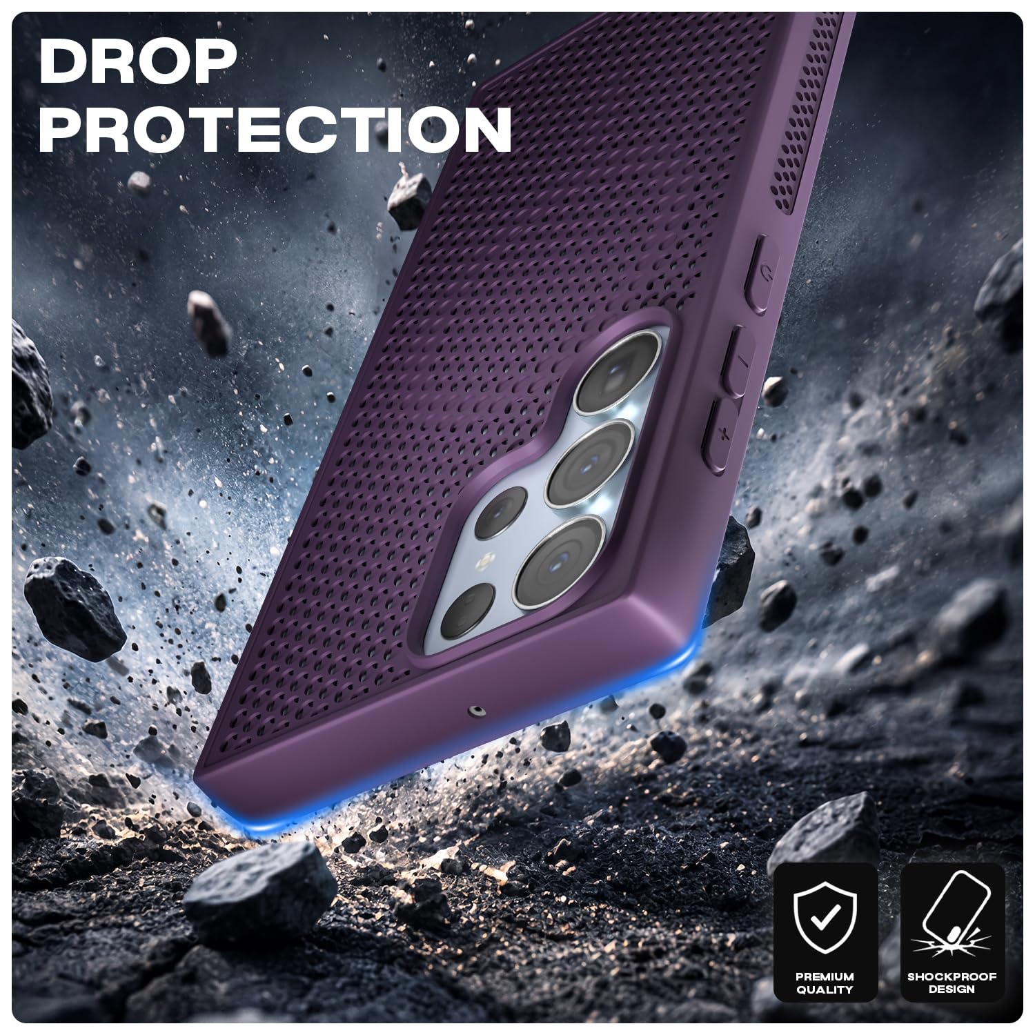 Pikkme Samsung S23 Ultra 5G purple mobile back cover – photo 4
