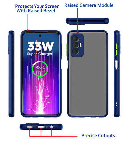 Blue Hybrid back cover for Tecno Spark 8 Pro – Pikkme – photo 4