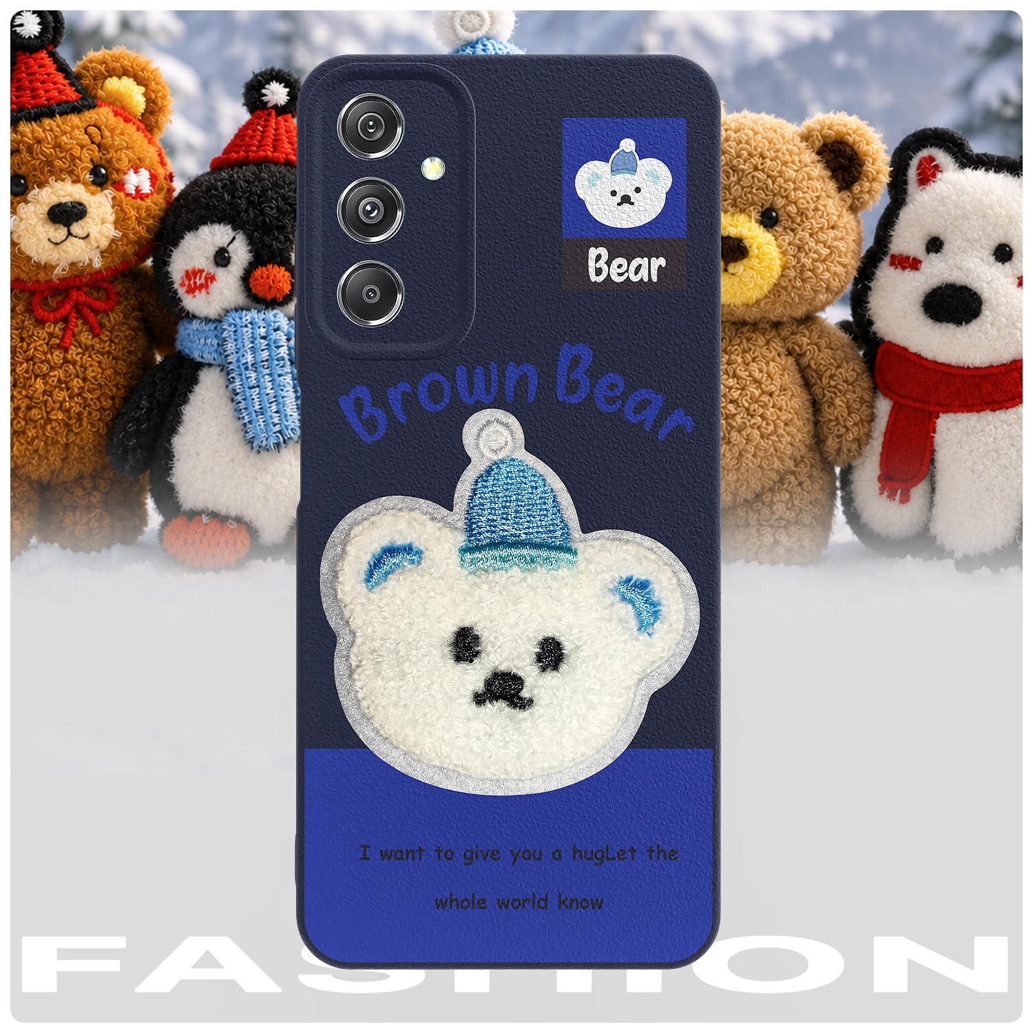 Pikkme blue Plush Patch back cover for Samsung M34 5G – photo 7