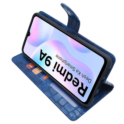Redmi 9A/9i Wallet mobile flip cover in blue by Pikkme – photo 4