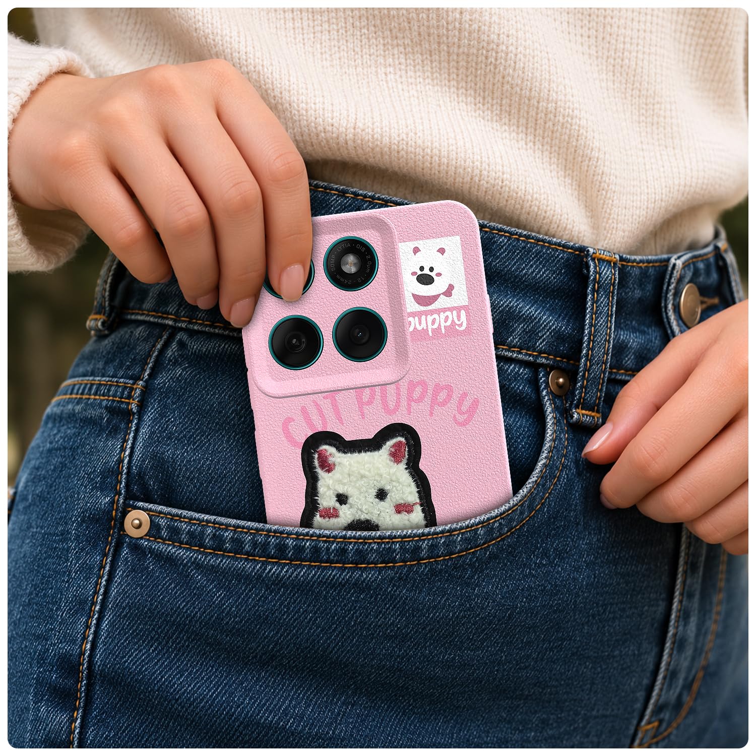Pikkme pink phone cover for Moto Edge 60/Edge 60 Fusion 5G – photo 4