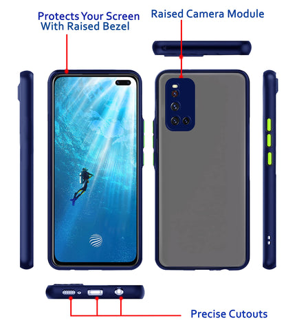 Vivo V19 mobile back cover in blue by Pikkme – photo 3