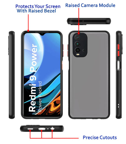 Black phone cover for Redmi 9 Power – Pikkme – photo 3