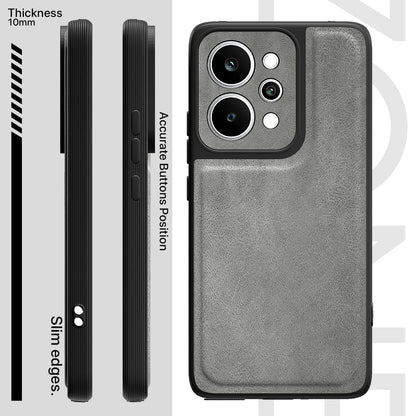 Grey Leather phone cover for Realme P4 Power 5G – Pikkme – photo 3