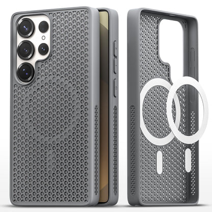Pikkme grey MagSafe phone cover for Samsung S25 Ultra 5G