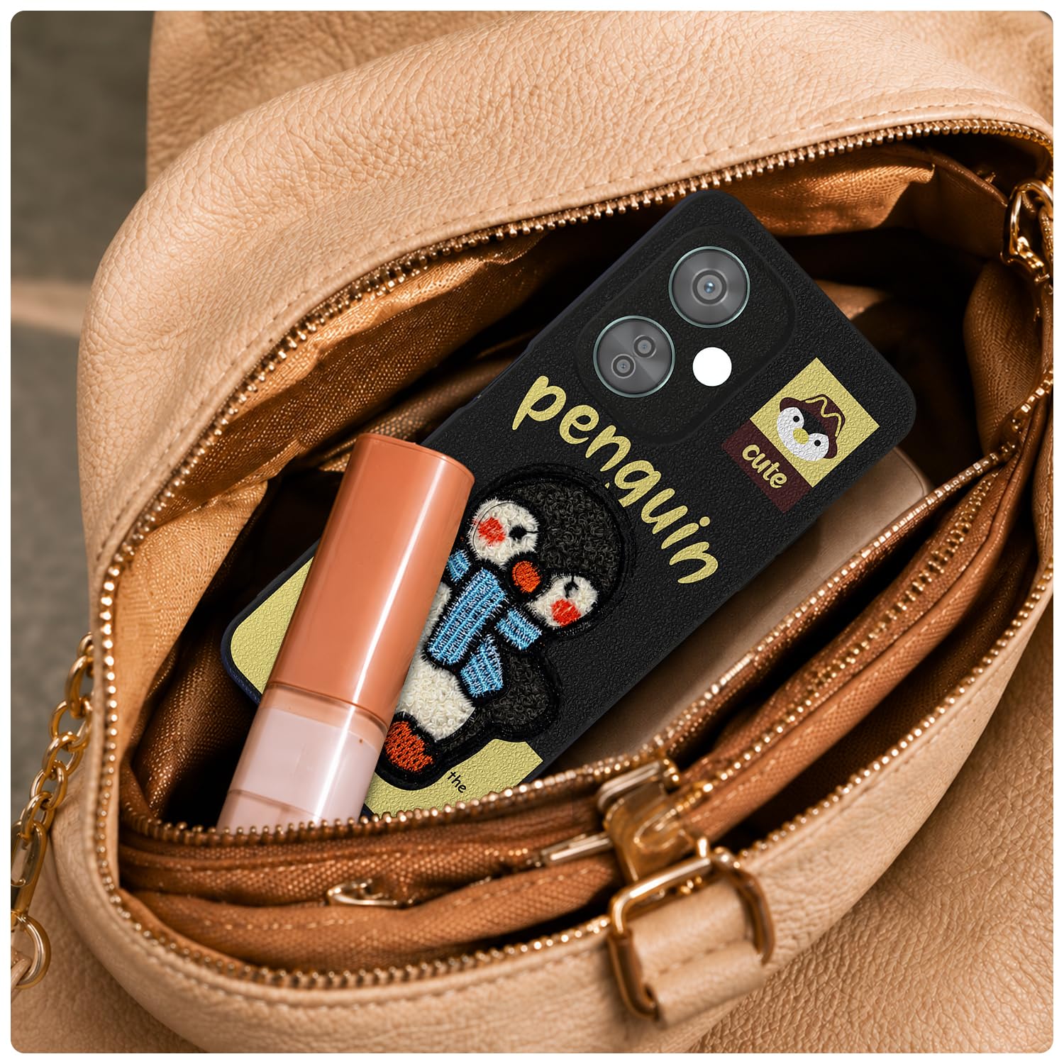 Pikkme black Plush Patch mobile cover for OnePlus Nord CE 3 Lite 5G – photo 5