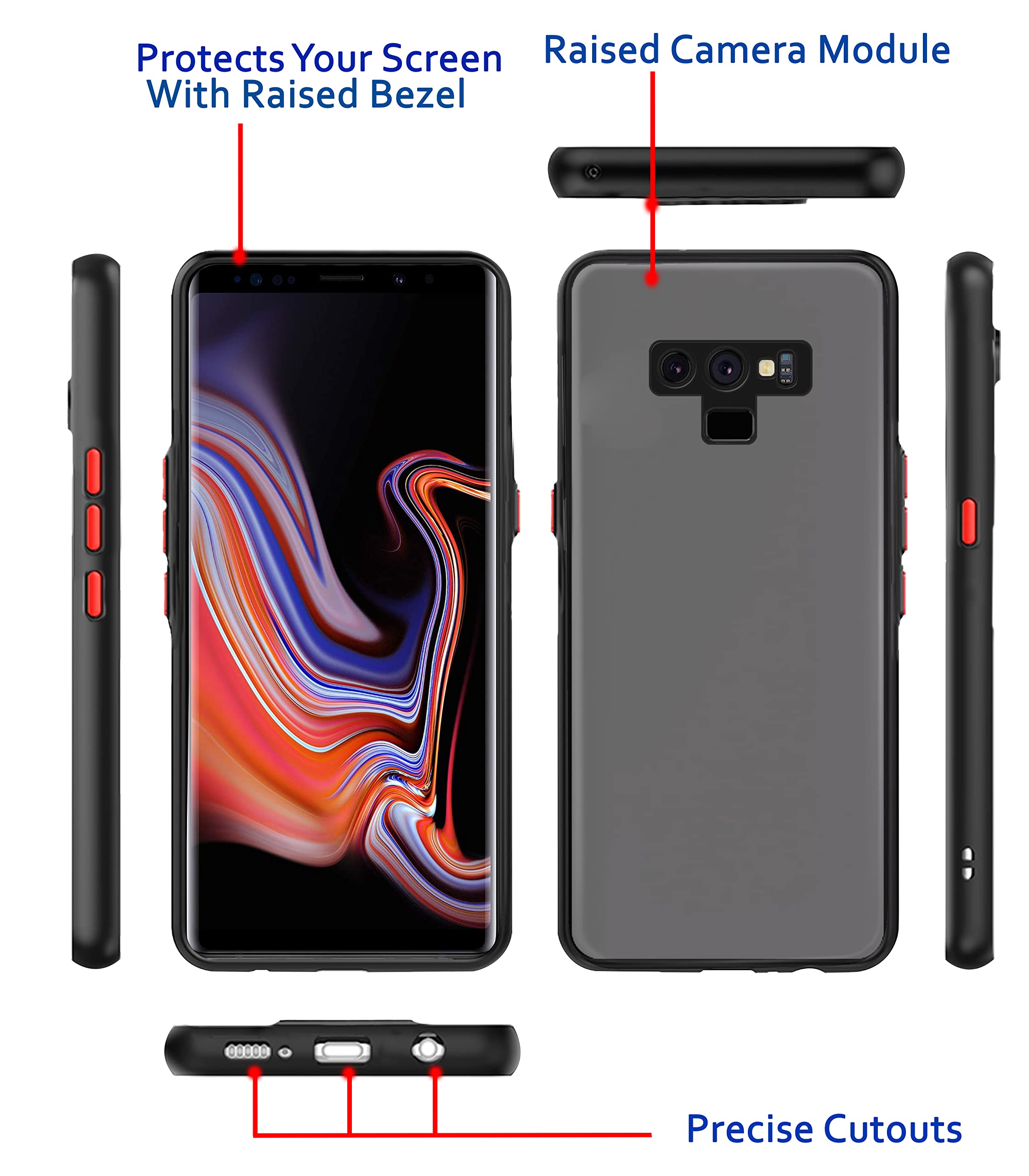 Pikkme Samsung Note 9 black mobile back cover – photo 3