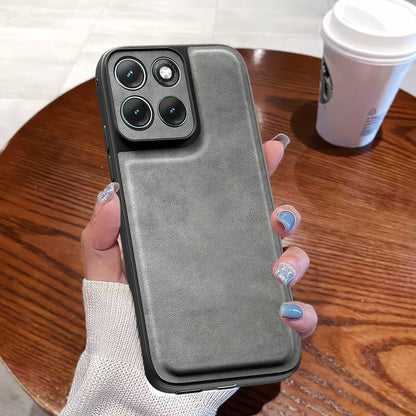 Pikkme grey Leather mobile cover for Moto Edge 70 Fusion 5G – photo 7