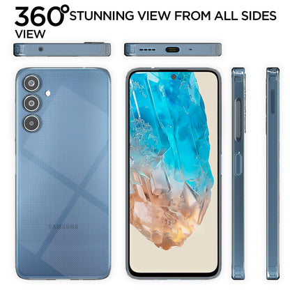 Transparent Soft Silicone mobile back cover for Samsung M35 5G – Pikkme – photo 3