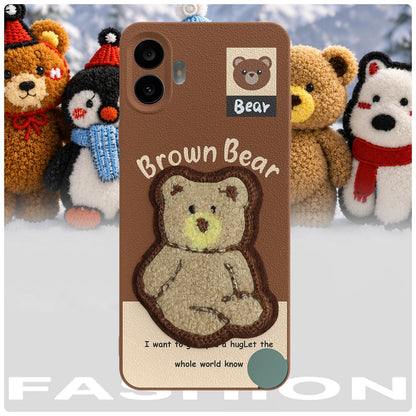 Pikkme CMF Phone 1 Plush Patch brown back cover – photo 7