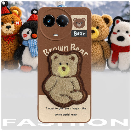 Realme 11/11X 5G/Narzo 60X 5G mobile back cover in brown by Pikkme – photo 7