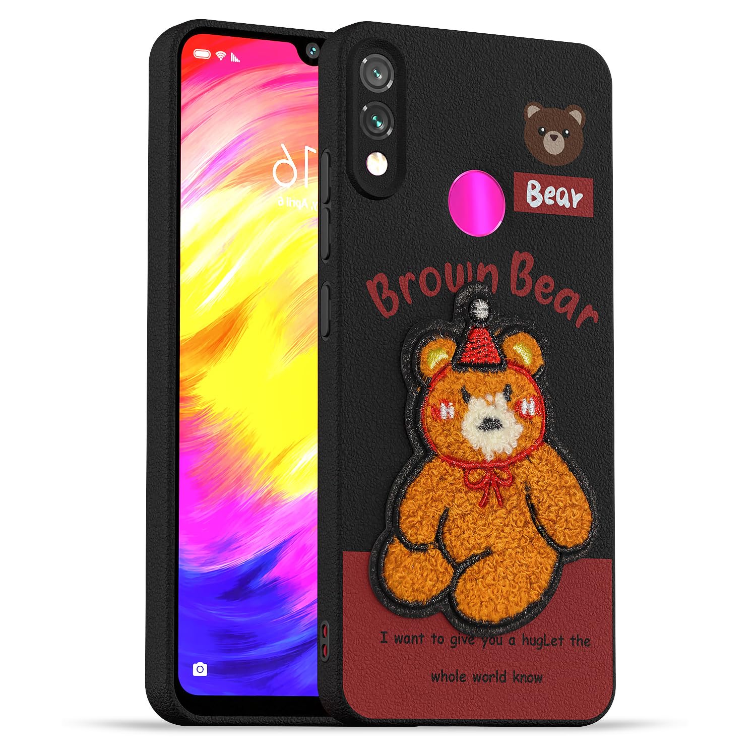 Cherry Plush Patch mobile cover for Redmi Note 7 Pro/Note 7/Note 7s – Pikkme