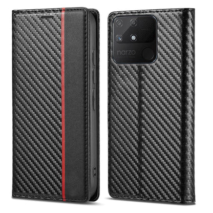 Pikkme black flip case for Realme Narzo 50A